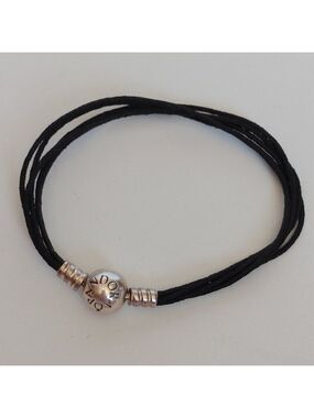 PANDORA SILVER CHARM BRACELET .925 ALE 5 Strand Bracelet